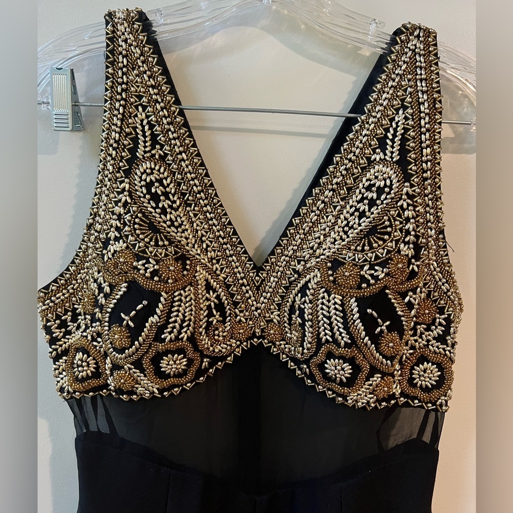 Vintage Alyce Designs Beaded Shear Evening Gown/Prom/Wedding Women’s Size 4